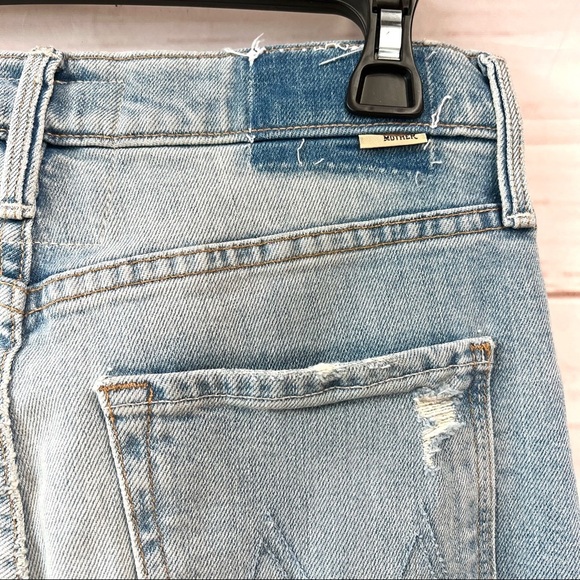 NWT Mother Superior High Rise Tomcat Distressed Ankle Jeans in Bless You - Picture 5 of 14